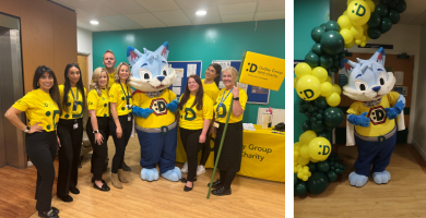 Image for Dudley Group NHS Charity unveils rebrand, new website and brand-new mascot